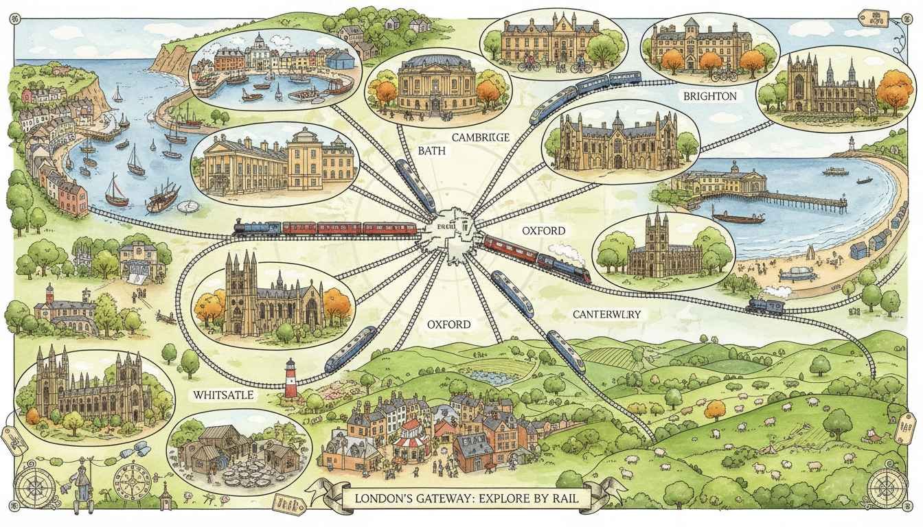 places to visit outside london by train