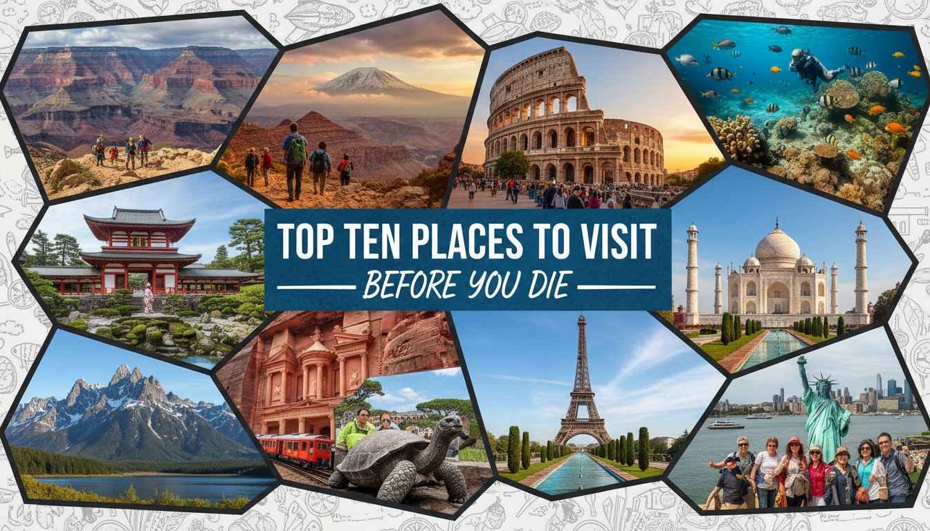 top ten places to visit before you die
